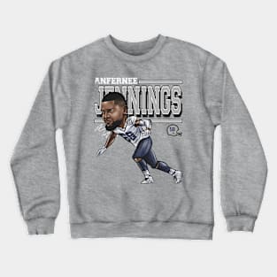 Anfernee Jennings New England Cartoon Crewneck Sweatshirt